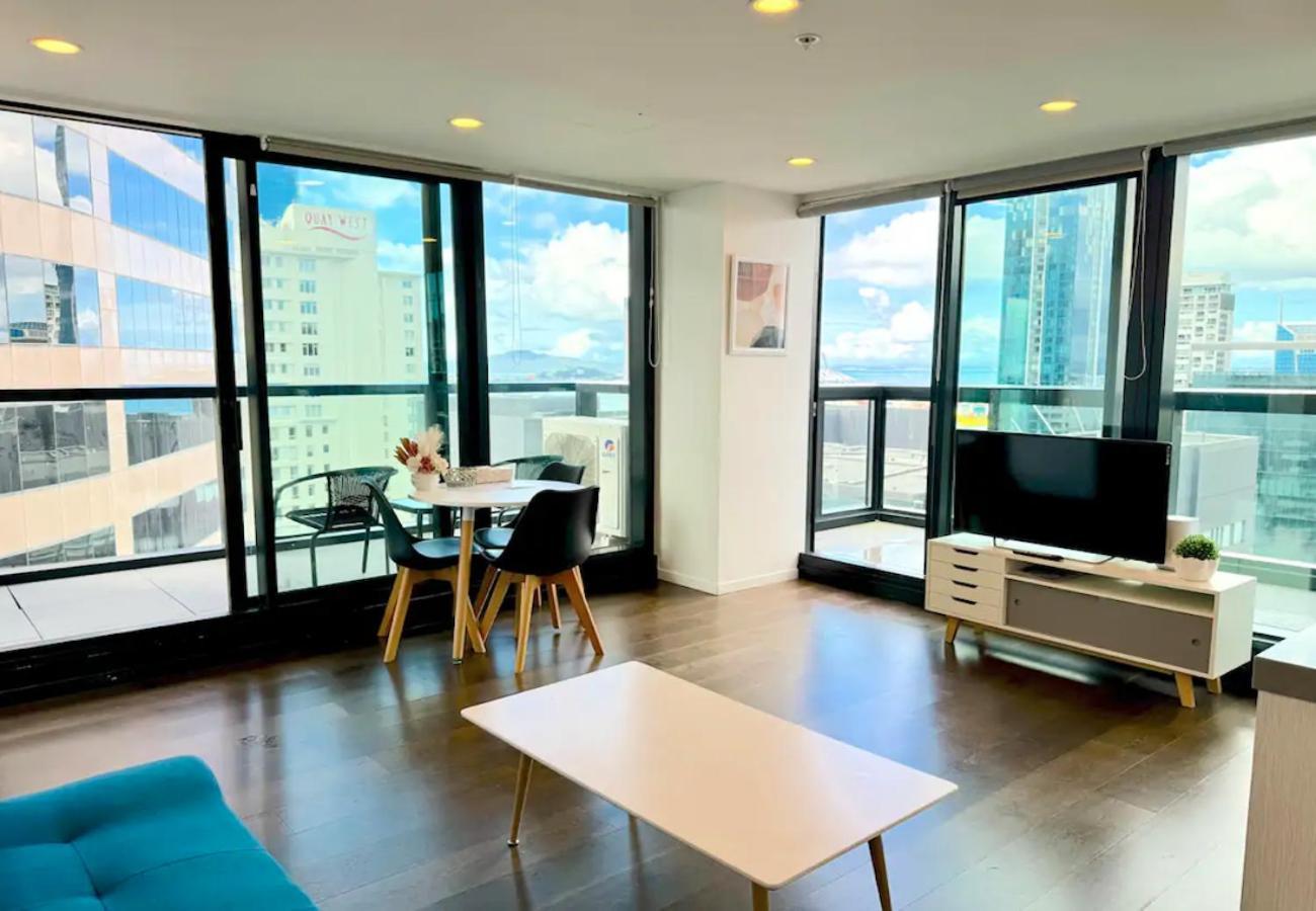 דירות אוקלנד Magnificent Skytower, Sea, Habour View In Cbd מראה חיצוני תמונה