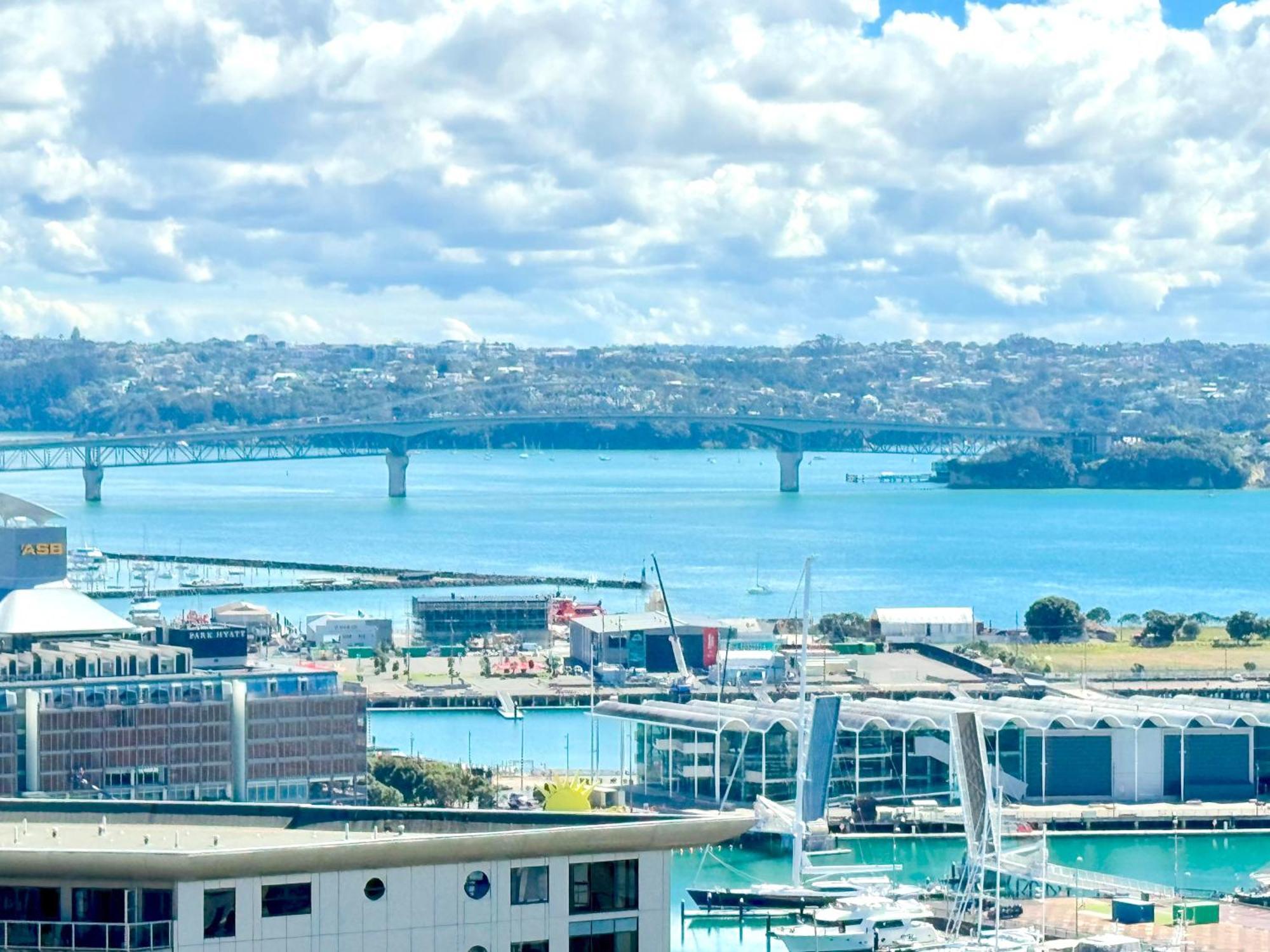 דירות אוקלנד Magnificent Skytower, Sea, Habour View In Cbd מראה חיצוני תמונה