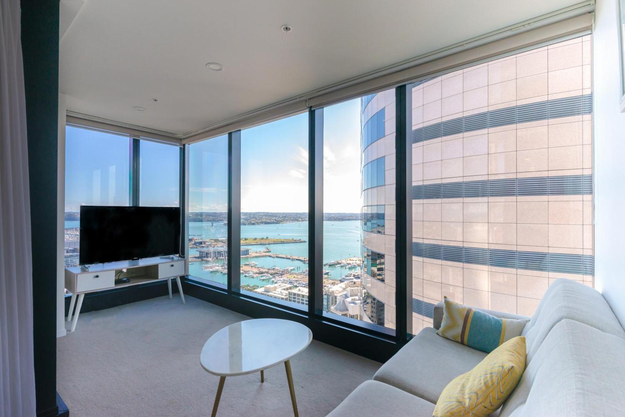 דירות אוקלנד Magnificent Skytower, Sea, Habour View In Cbd מראה חיצוני תמונה